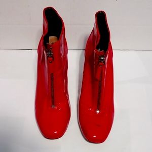 Tahari red boots